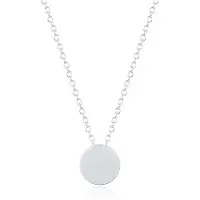 LGT JWLS LGT Jewels Dames ketting Munt hanger Zilverkleurig