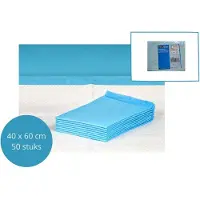 Franz mensch - Incontinentie bed onderleggers - Wegwerp onderleggers - 40x60 cm - 50 stuks - Matrasbeschermer - Bedonderlegger
