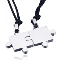 LGT JWLS Vriendschapsketting LGT Jewels Edelstaal Puzzelstuk