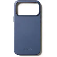 Mujjo Full Leather iPhone 17 Pro Max Hoesje Blauw