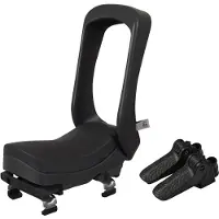 Urban iKi Junior fietszitje - Dragermontage - Bincho Black/ Bincho Black