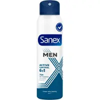 Sanex 6x Deodorant Spray Men 72h Active Control 150 Ml