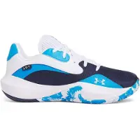 Under Armour Lockdown 7 Low Basketbalschoenen Blauw EU 47 1/2 Man,Vrouw