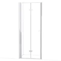 Maxaro Diamond Douchedeur 85 cm Chroom Helder Glas Vouwdeur | Douchedeur | Draaideur Douche | Glazen Douchedeur
