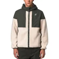 K-way - Merken - Samson 4.0 Orsetto Green Blackish Ecru voor Heren - Maat M - Groen