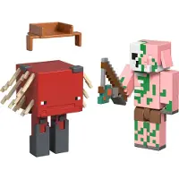 Mattel CORE FIGURE 2-PACK -Zombified Piglin & Strider