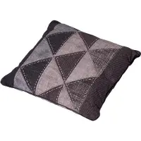 Madison sierkussen Triangle 50x50 cm - grijs