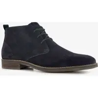 Van Beers Van Beer leren heren veterschoenen blauw maat 43