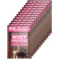 INLEAD | Whey Protein | Double Chocolate 30g | 12 stuks | 12 x 30 g