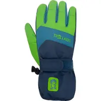 TROLLKIDS Sporthandschoenen 'Rauland' navy / lichtblauw / limoen / zwart