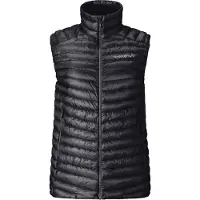 Norrøna - Merken - Trollveggen Down800 Super Light Vest M Caviar Black voor Heren - Maat L - Zwart