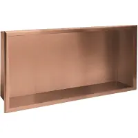 REA Bathroom Shelf 30x60 Brush Copper