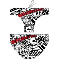 Turbo Waterpolo Junior Swimming Brief Wit 7-8 Years Jongen