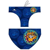 Turbo Happy Bulldog Force Swimming Brief Blauw 7-8 Years Jongen
