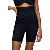 Triumph BMU Illusion Curve Super HW Mid-Thigh Dames Onderbroek - ZWART