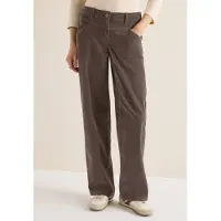 Cecil Dames Wide Legs corduroy broek - Bruin - 36