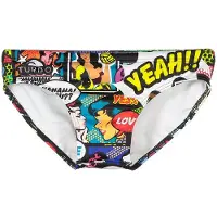 Turbo Yeah Comic Swimming Brief Veelkleurig 5-6 Years Jongen