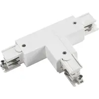 Powergear Onderdeel | 3-fasen rails T Connector Rechts 2 DALI 1 Circuit Grijs | PRO-D436 R2-S