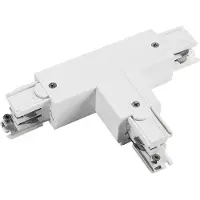 Malmbergs Onderdeel | 3-fasen rails T-connector Links 2 DALI 1-circuit Zwart | PRO-D436 L2-B