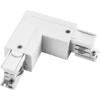Powergear Onderdeel | 3-fasen rails L Connector Links DALI 1-circuit Wit | PRO-D435 L-W