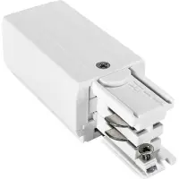 Malmbergs Onderdeel | 3-fasen rails Connector Rechts DALI 1 Circuit Wit | PRO-D431 R-W