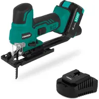 Vonroc Accu Decoupeerzaag 20V – T-handgreep | Incl. 4.0Ah accu en snellader