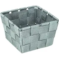 Wenko Opbergmand Wenko Adria Polypropyleen Grijs 9x14x14cm