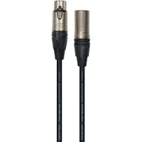 Yellow cable PRO M015X - XLR Male naar XLR Female microfoonkabel 1.5m Zwart