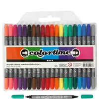 Creativ Company Viltstiften Two-Tip 20-set 1