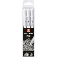 Sakura Gelly Roll set - medium wit - 3 stuks