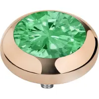 Melano Vivid Season CZ steentje Aqua Green Rosé