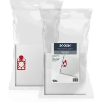 123schoon Numatic NVM-2BH Microvezel Stofzuigerzakken 10 zakken (604016)(123shoon huismerk)