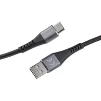 Intenso () A315C black USB-A naar USB-C laad- en data kabel - 1.5meter - zwart
