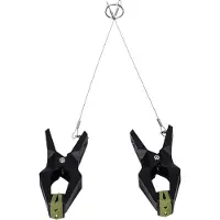 Doc Johnson Hardwire Hangers -/ tepelklem - Zwart
