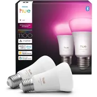 Philips Led A67 Bulb Wit En Gekleurd Licht E27 Fitting 2-pack