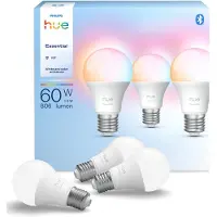 Philips Hue Essential A60 White and Color E27 3-pack