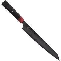 Yaxell Rei YL37439, 69-laags damaststaal, VG10, DLC coating, sujihiki, 23 cm