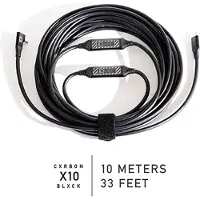 IQwire Usb-c Naar Usb-c Haaks 10m Cxrbon Blxck