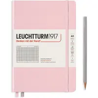 Leuchtturm - Hardcover notitieboek medium A5-251 genummerde pagina's voor schrijven en dagboekschrijven (poedergeblokt)