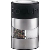 Bodum Peper- en zoutmolen Twin RVS / Zwart