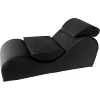 Liberator Esse Lounger - tantra lounge stoel - verstelbaar - zwart