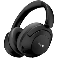Genius HS-810BT, Bekabelde en draadloze hoofdtelefoon, 20 - 20000 Hz, Gesprekken/muziek, 225 g, Hoofdtelefoon met microfoon, Zwart
