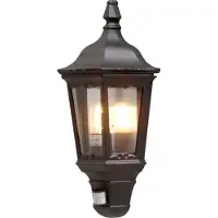 Konstsmide Firenze 7230-750 Buitenlamp met bewegingsmelder (wand) E27 100 W Zwart