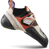 La Sportiva - Klimschoenen - Solution W White/Lily Orange voor Dames - Maat 37,5 - Wit