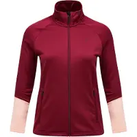 Peak Performance Vest Women Rider Essentials Midlayer Zip Jacket Vertical Zenith Peach Fuzz-XL