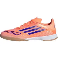 Adidas Sportschoen 'F50 League' blauw / koraal / zalm roze / wit