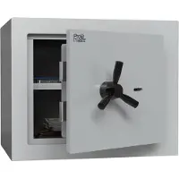 Profirst Inbraakwerende Kluis EN1 Fortress 30 Dubbelbaard slot lichtgrijs