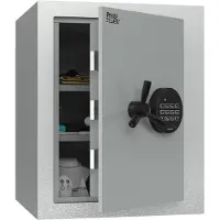 Profirst Inbraakwerende Kluis EN1 Fortress 50 Elektronisch Slot Lichtgrijs