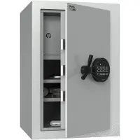 Profirst Inbraakwerende Kluis EN1 Fortress 60 Elektronisch Slot Lichtgrijs