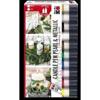 Marabu Kerzenmalfarbe Candle Liner "Christmas Spirits"